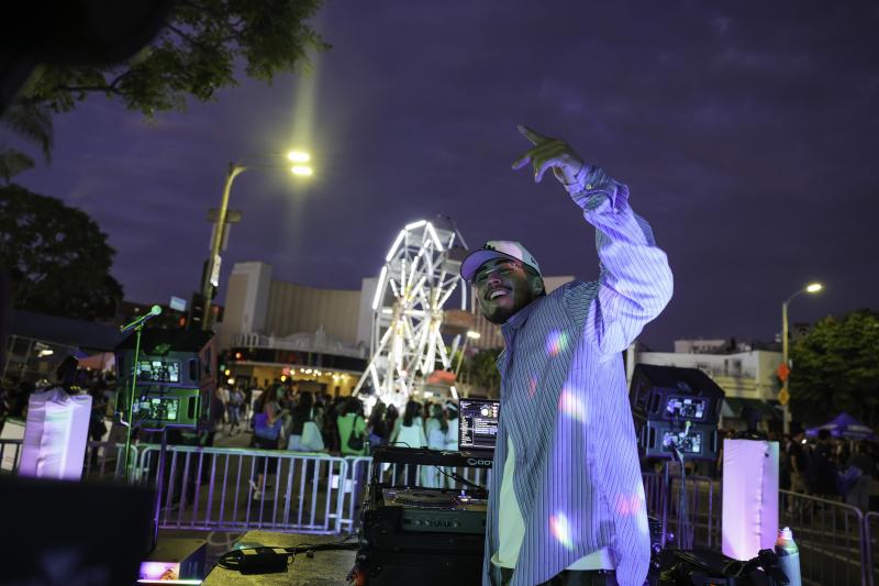 DJ at Block Party