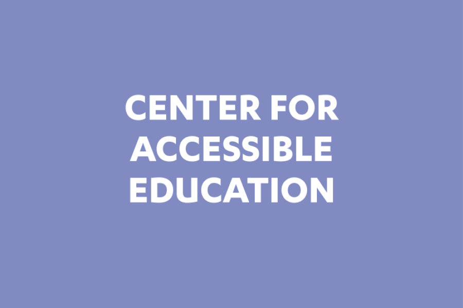 CENTER FOR ACCESSIBLE EDUCATION